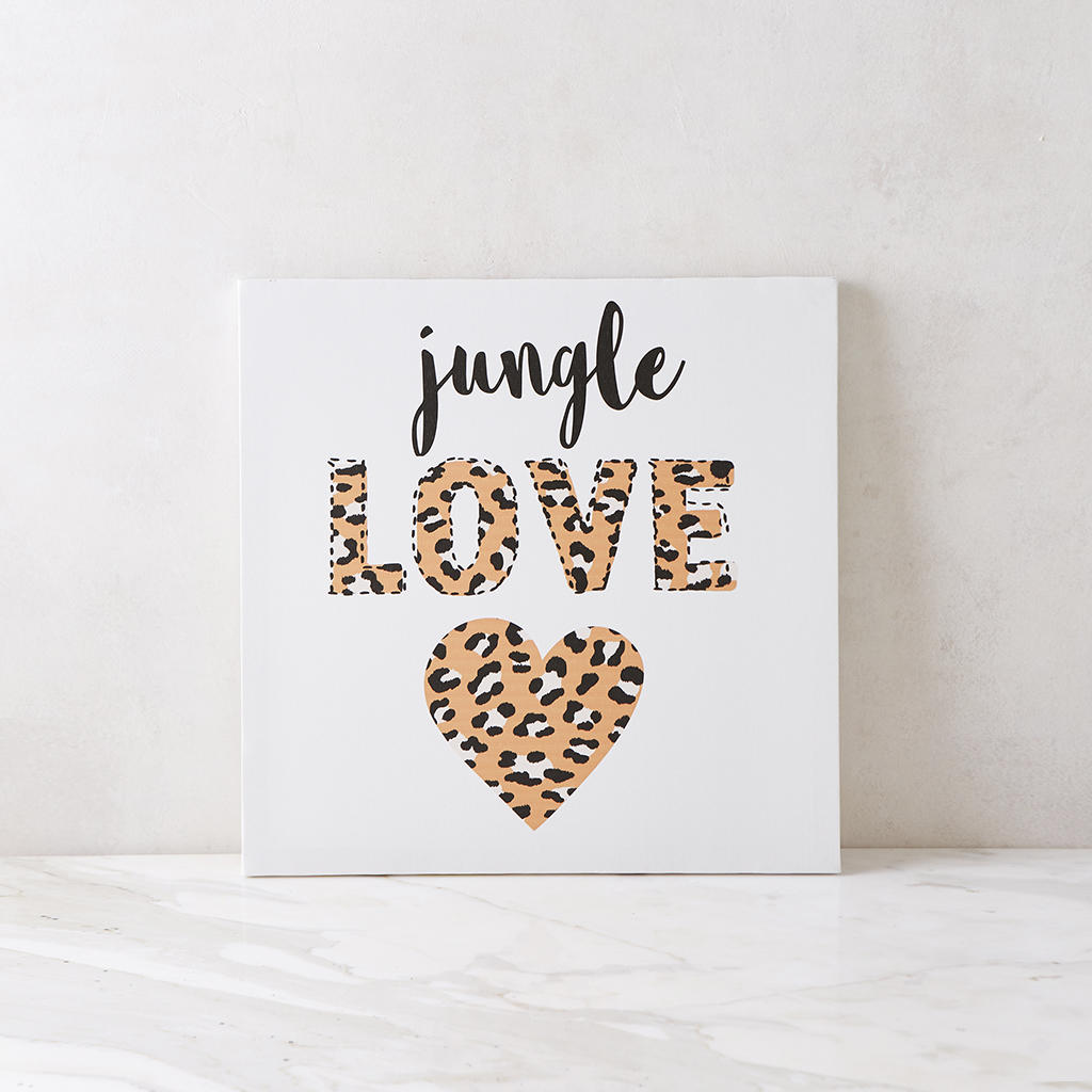 CUADRO JUNGLE LOVE 40CM