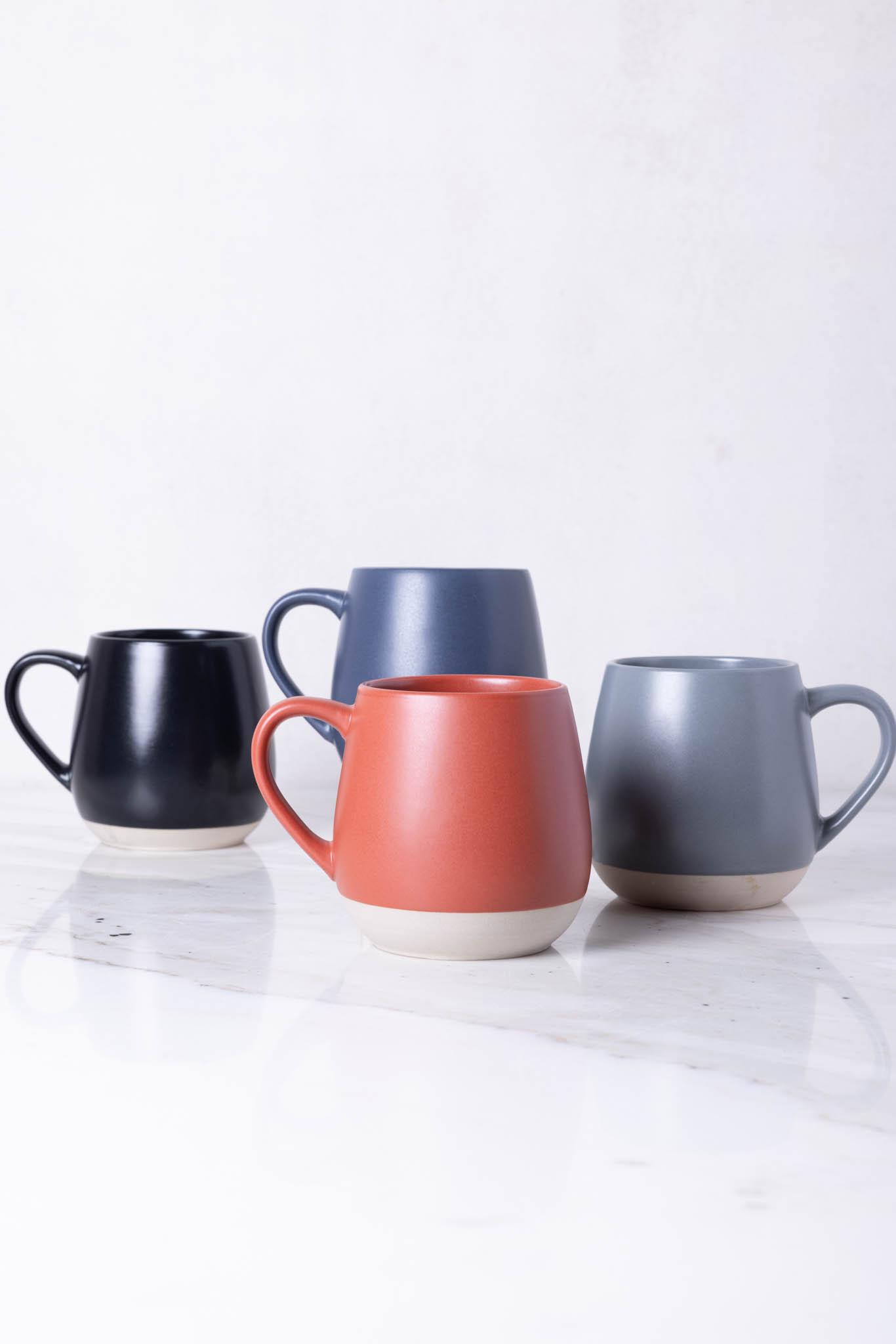 SET X 4 MUGS DE PORCELANA 10.5X8CM - 490ML