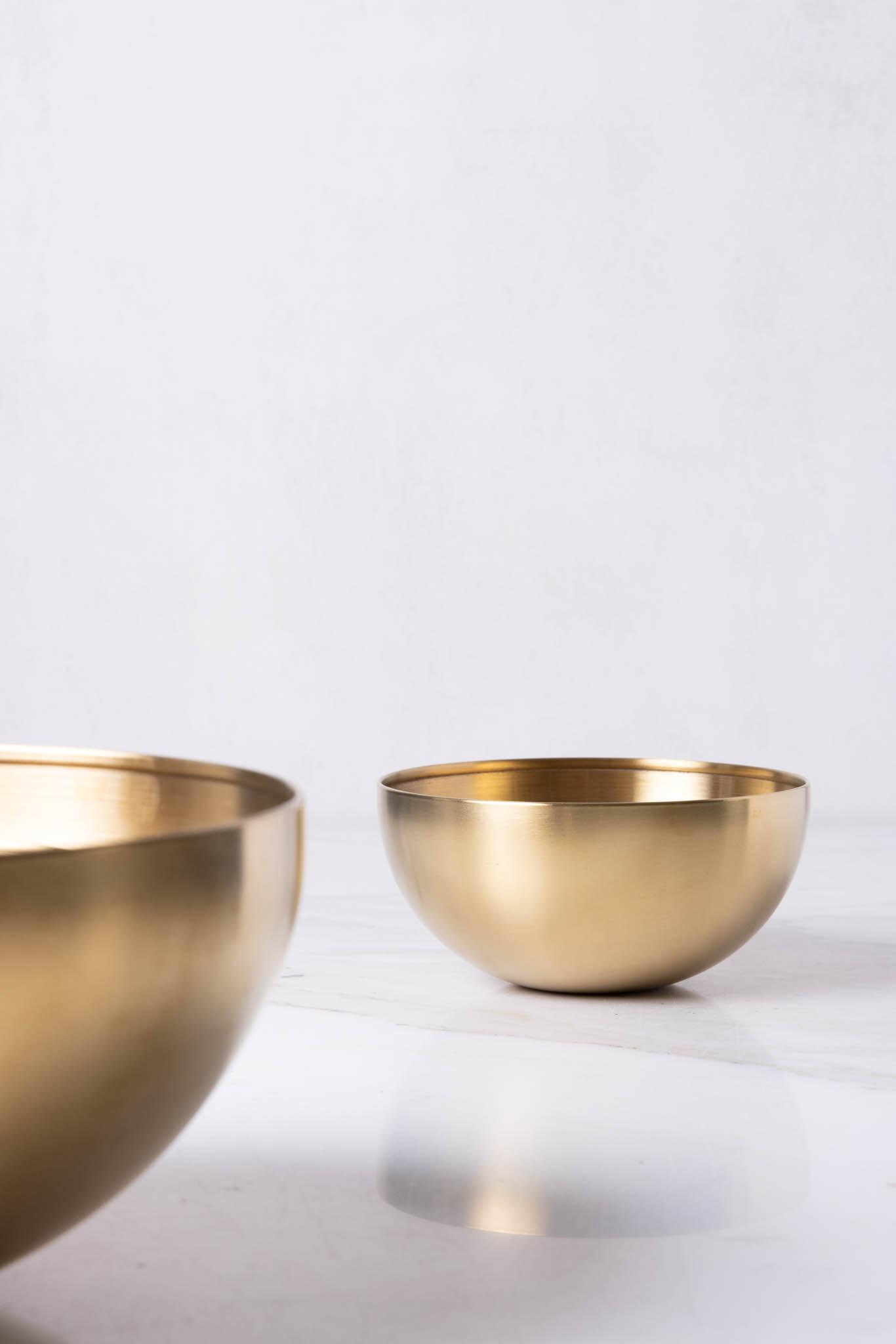 BOWL DE ACERO DORADO 15 CM