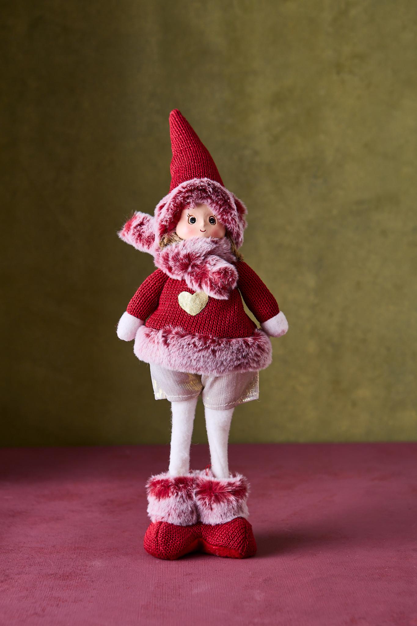 ADORNO DOLL RED 39CM