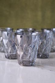 VASO BAJO DIAMANTE MIRROR 210 ML x 6